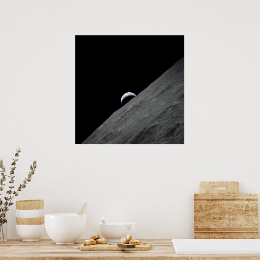 De Aarde van Cresent Poster (Keuken)