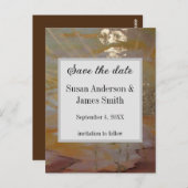 De aarde van de begroting kleuren Abstract goud sp Briefkaart (Voorkant / Achterkant)