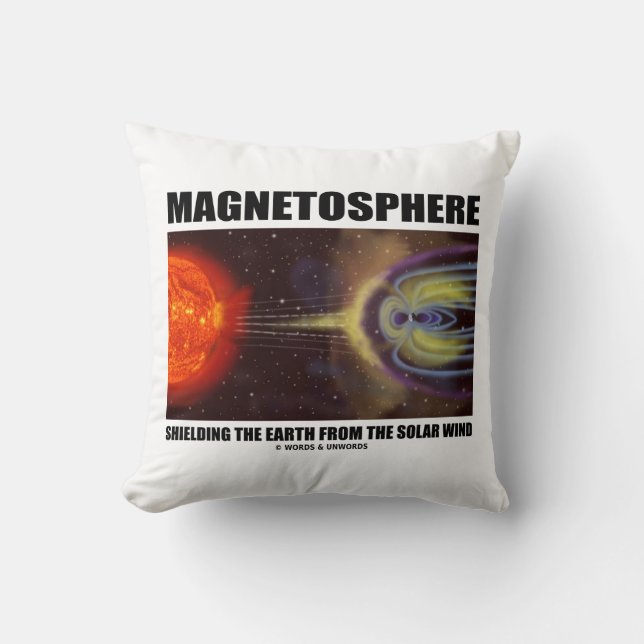 De Aarde van de Beveiliging van de magnetosfeer Kussen (Voorkant)