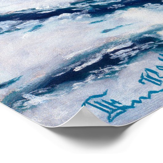 De aarde vanaf een draaiende hoogte: poster (Hoek)