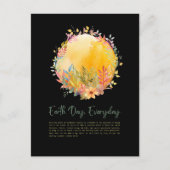 De aarde wordt elke dag weer beschermd briefkaart (Voorkant)