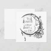 De Aarde zonder Kunst enkel EH Inspirerend Citaat (Voorkant / Achterkant)