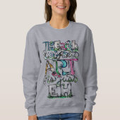 De aarde zonder kunst is alleen EH Trui (Voorkant)