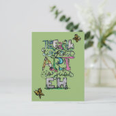 De aarde zonder kunst is gewoon EH Briefkaart (Staand voorkant)