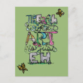 De aarde zonder kunst is gewoon EH Briefkaart (Voorkant)