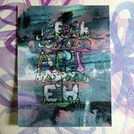 De aarde zonder kunst is gewoon Eh Briefkaart