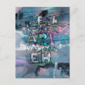 De aarde zonder kunst is gewoon Eh Briefkaart (Voorkant)