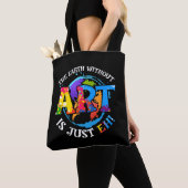 De Aarde zonder kunst is gewoon EH Tote Bag (Dichtbij)