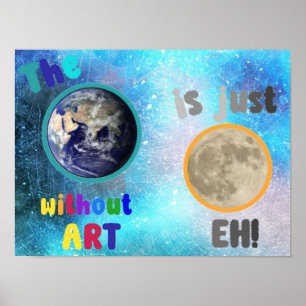 De aarde zonder kunst, poster