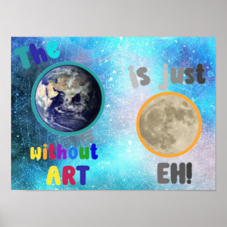 De aarde zonder kunst, poster