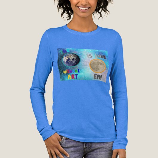 De aarde zonder kunst, Tri-Blend shirt (Voorkant)