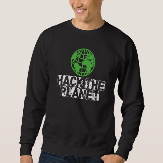 De aardebeveiliging van de planeet hacken en Cadea Trui (Voorkant)