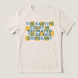 De Aardse Croissant Tri-Blend Shirt