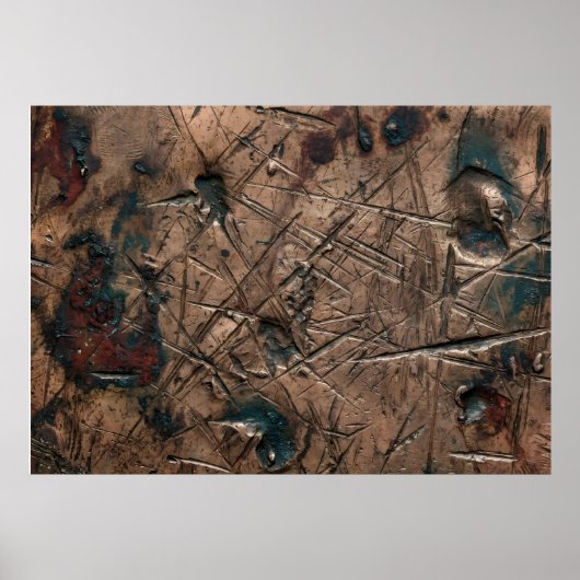De Aardse Tablet van Oude Tekens Muurkunst Poster (Voorkant)