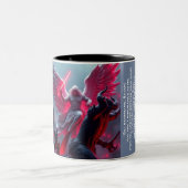 De aartsengel Michaël doodt satan 2-toonse Mok (Center)