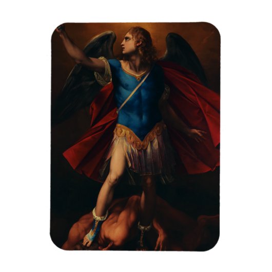 De aartsengel Michaël door Cavaliere d'Arpino Magneet (Verticaal)