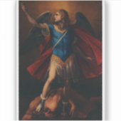 De aartsengel Michaël door Cavaliere d'Arpino Sticker (Voorkant)