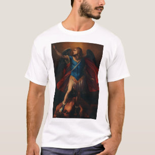 De aartsengel Michaël door Cavaliere d'Arpino T-shirt
