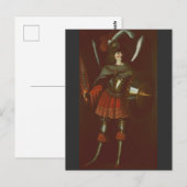 De aartsengel Michaël door Francisco de Zurbarán Briefkaart (Voorkant / Achterkant)