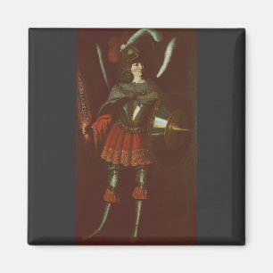 De aartsengel Michaël door Francisco de Zurbarán Magneet
