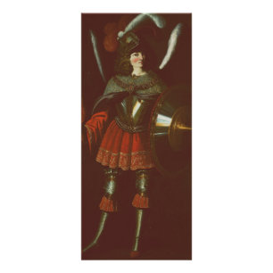 De aartsengel Michaël door Francisco de Zurbarán Reclamekaart