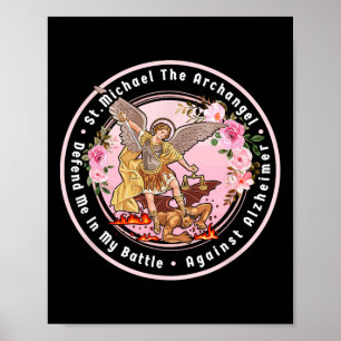 De aartsengel Michaël helpt me tegen Heimerhe Poster