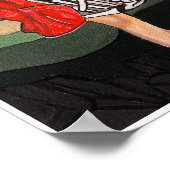 De aartsengel Michaël, schilderij van Alfred Fox Poster (Hoek)