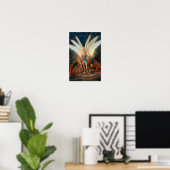 De aartsengel Michaël verslaat de draak Poster (Thuiskantoor)