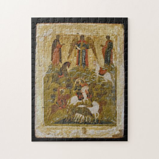 De aartsengel Michael zegent het gemartelde icoon Legpuzzel (Verticaal)