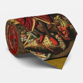 De aartsengel van Sint-Michiel verslaat de duivel Stropdas (Opgerold)