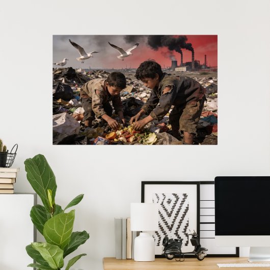 De aaseters poster (Thuiskantoor)