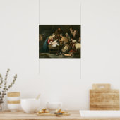 De aasgier van de schaaphersen, c.1650 poster (Keuken)