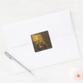 De aasgier van de schaaphersen, c.1650 vierkante sticker (Envelop)