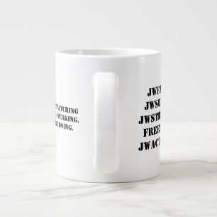 De AAWA-activisten mok. Grote Koffiekop