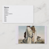 De Ababda, nomaden van de oostelijke woestijn, Visitekaartje (Voorkant / Achterkant)