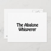 De Abalone-fluister Briefkaart (Voorkant / Achterkant)