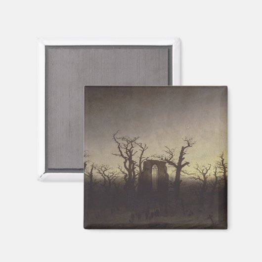 De Abbey in de Oakwood (Oude Ruins) Magneet (Voorkant / Achterkant)