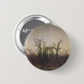 De Abbey in Oakwood Ronde Button 5,7 Cm (Voorkant /achterkant)