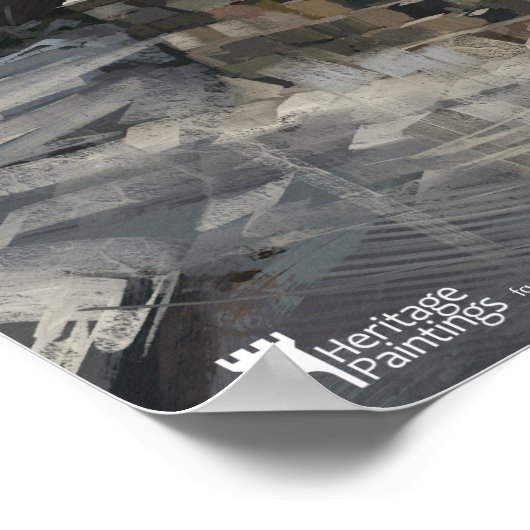 De Abbey Pub, Darley Abbey, Derby - poster (Hoek)