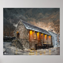 De Abbey Pub, Darley Abbey, Derby - poster