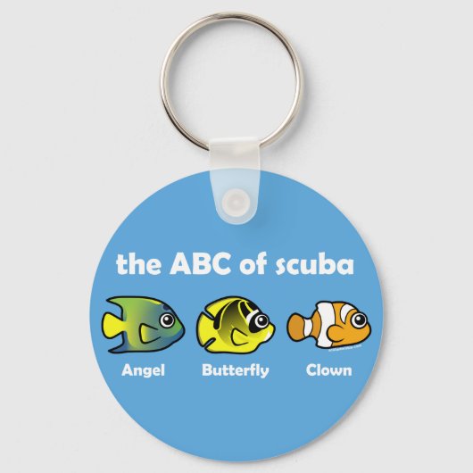 De ABC van Scuba Sleutelhanger (Voorkant)