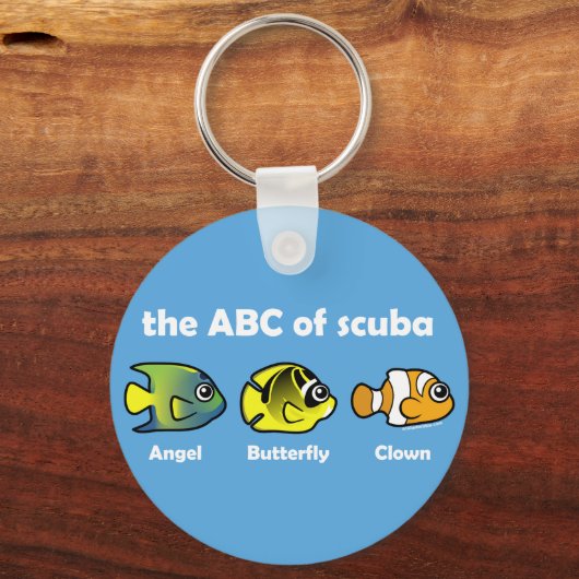 De ABC van Scuba Sleutelhanger (Voorkant)