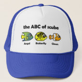 De ABC van Scuba Trucker Pet (Voorkant)