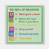 De ABC's van het heil Magneet (Voorkant)