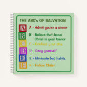 De ABC's van het heil Notitieboek (Voorkant)