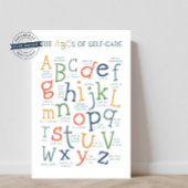De ABC's van Zelfzorg Sociaal Emotioneel Leren Poster