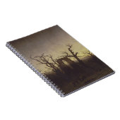 De abdij in Oakwood door Caspar David Friedrich Notitieboek (Rechterzijde)