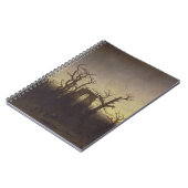 De abdij in Oakwood door Caspar David Friedrich Notitieboek (Linkerzijde)