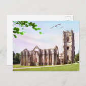 De Abdij van fonteinen Briefkaart (Voorkant / Achterkant)