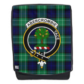 De Abercrombie Clan Crest Tartan Rugtassen (Voorkant)
